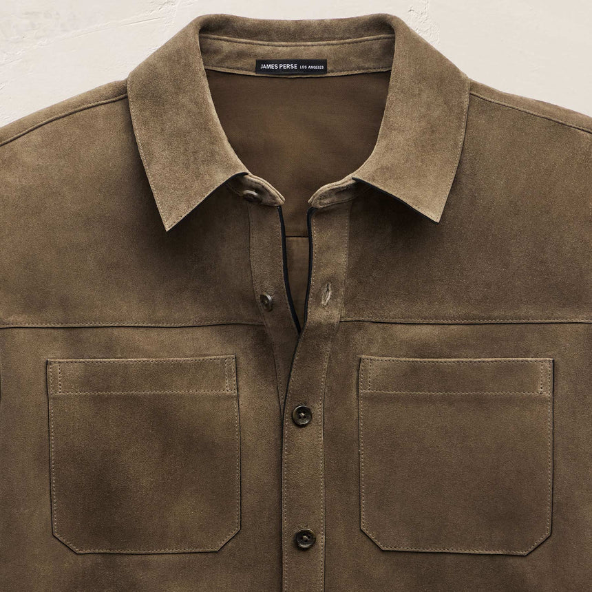 Suede Western Shirt - Coyote