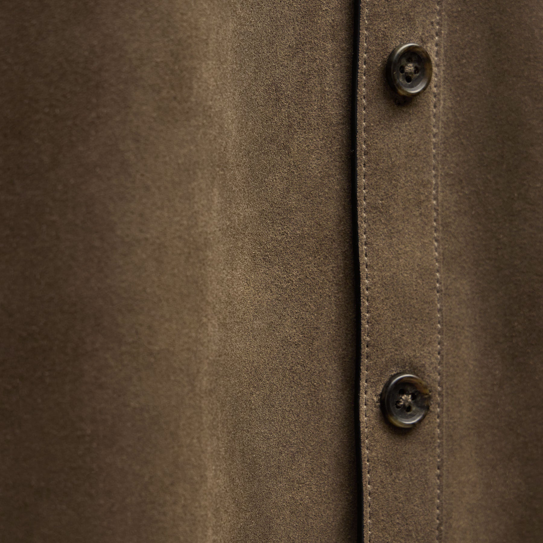 Suede Western Shirt - Coyote