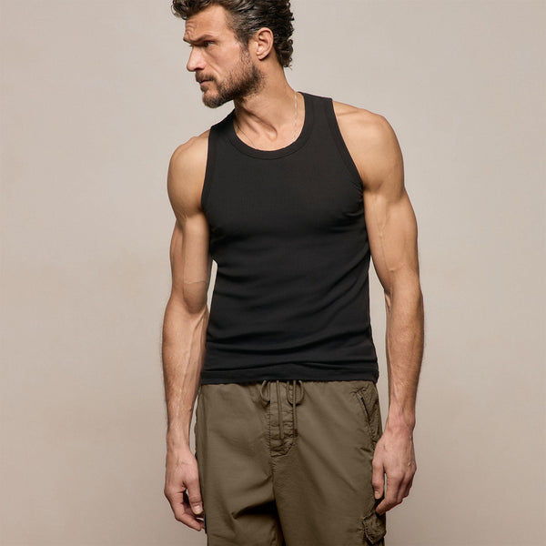 LA Skate Tank in Black | James Perse Los Angeles