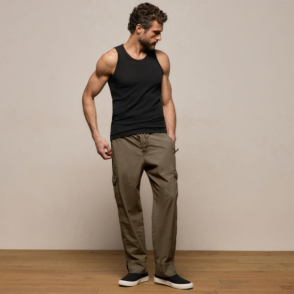 LA Skate Tank in Black | James Perse Los Angeles