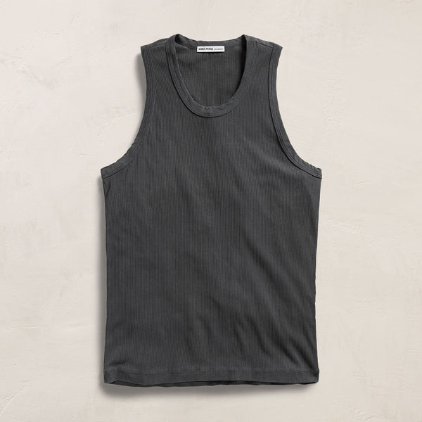 LA Skate Tank in Carbon Pigment | James Perse Los Angeles
