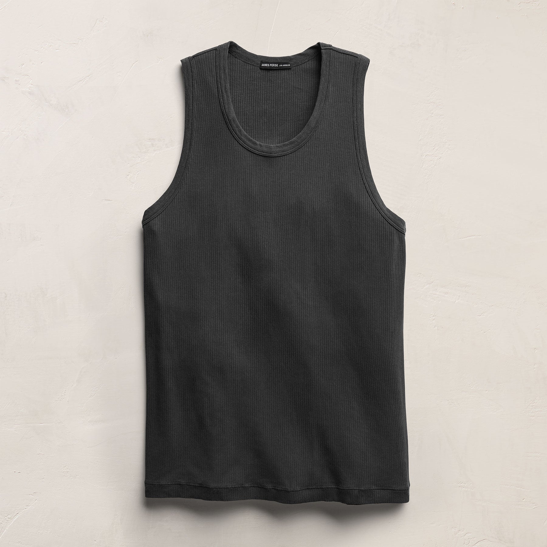 LA Skate Tank in Carbon Pigment | James Perse Los Angeles