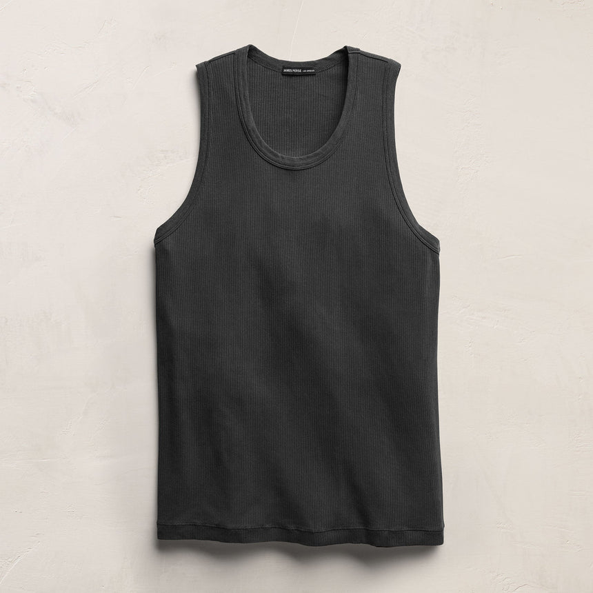 LA Skate Tank in Carbon Pigment | James Perse Los Angeles