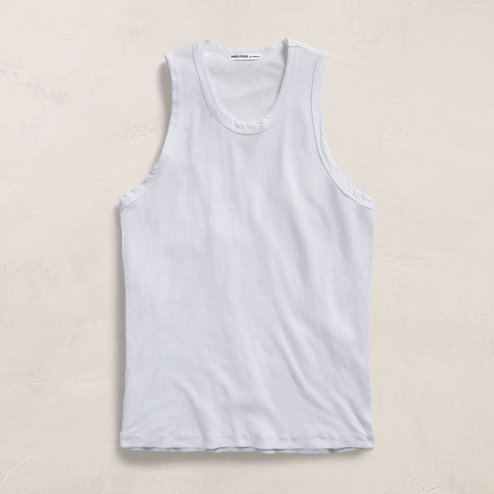 LA Skate Tank in White | James Perse Los Angeles