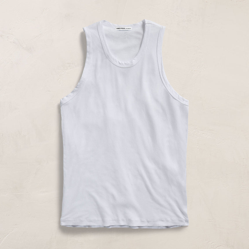 LA Skate Tank in White | James Perse Los Angeles