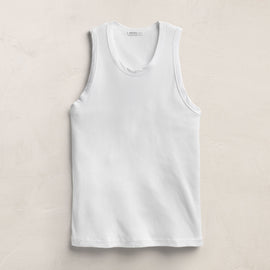 LA Skate Tank in White | James Perse Los Angeles