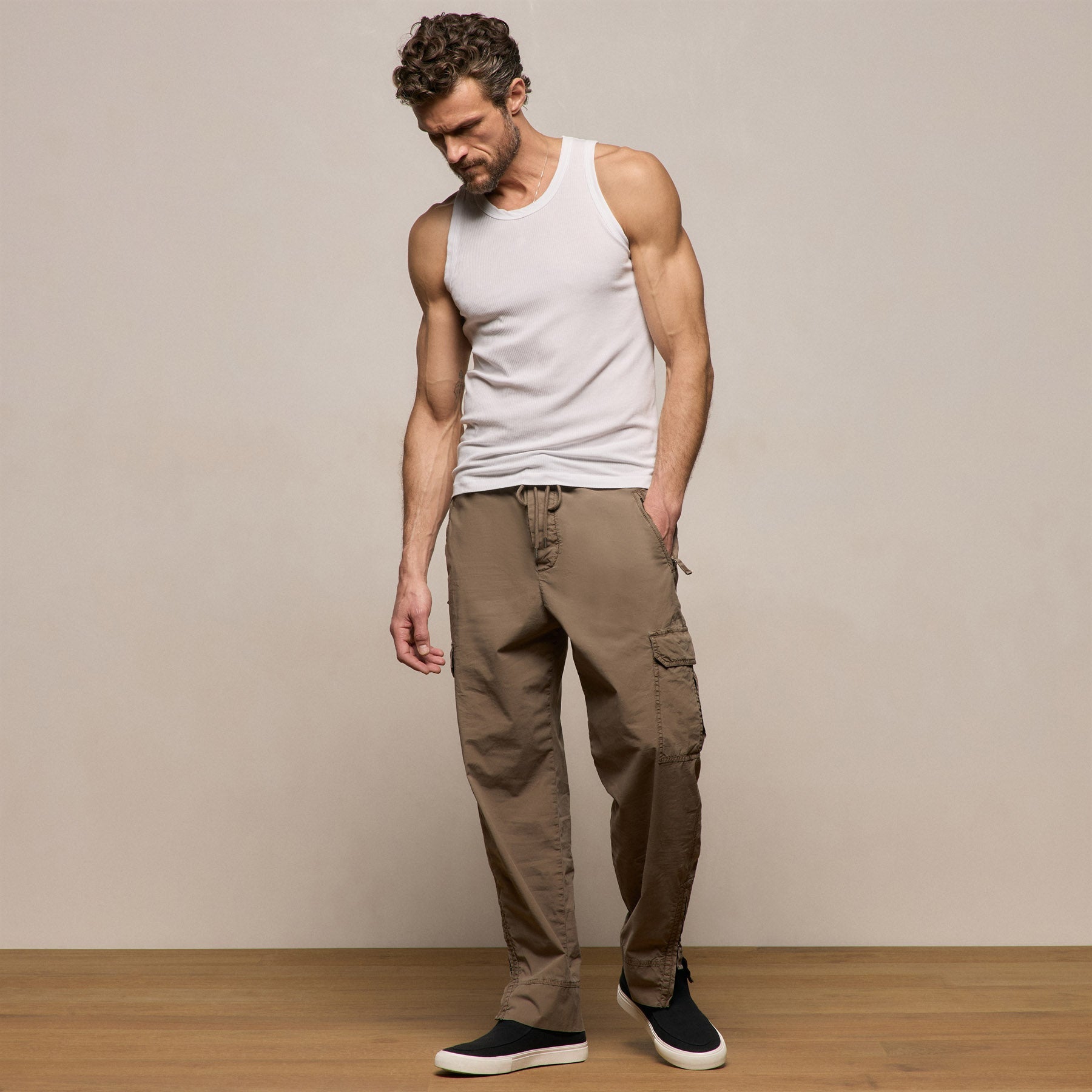 LA Skate Tank - White | James Perse Los Angeles