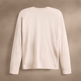 Long Sleeve Pocket Crew in Faint | James Perse Los Angeles