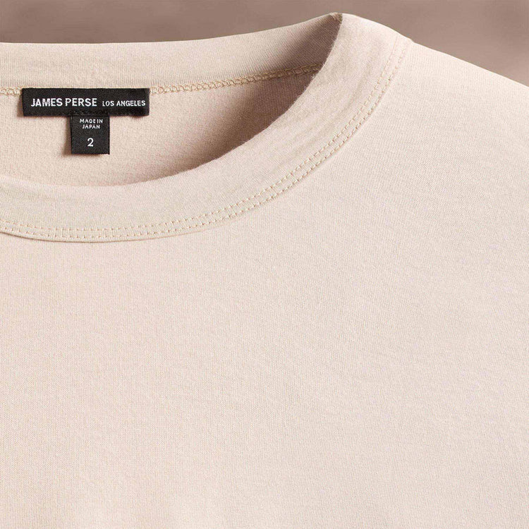Long Sleeve Pocket Crew in Faint | James Perse Los Angeles