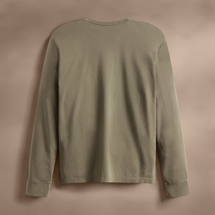Long Sleeve Pocket Crew in Peet | James Perse Los Angeles