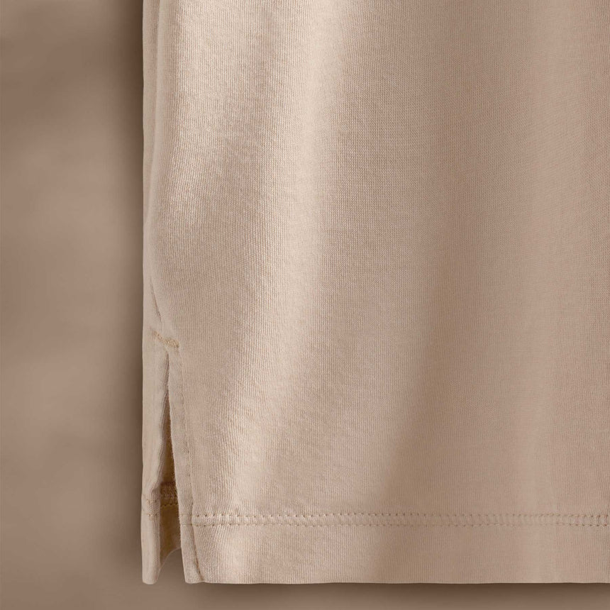 Long Sleeve Pocket Polo in Faint | James Perse Los Angeles