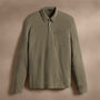 Long Sleeve Pocket Polo in Peet | James Perse Los Angeles