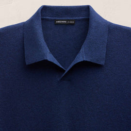 Cotton Cashmere Polo in Admiral | James Perse Los Angeles