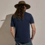Cotton Cashmere Polo in Admiral | James Perse Los Angeles