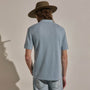 Cotton Cashmere Polo in Sky Blue | James Perse Los Angeles