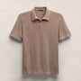 Cotton Cashmere Polo in Warm Brown | James Perse Los Angeles