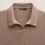 Cotton Cashmere Polo in Warm Brown | James Perse Los Angeles