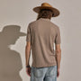 Cotton Cashmere Polo in Warm Brown | James Perse Los Angeles
