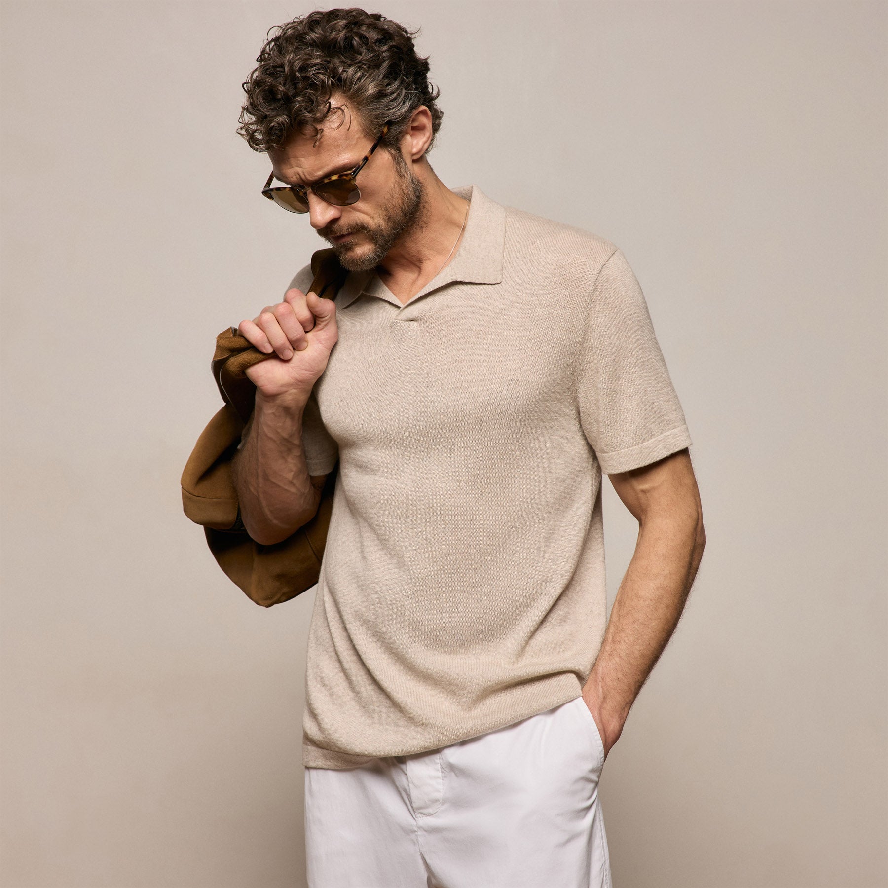 Cotton Cashmere Polo from James Perse - $295