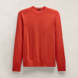 Organic Cotton Cashmere Raglan Crew in Blood Orange | James Perse Los Angeles