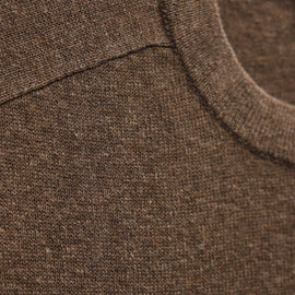 Organic Cotton Cashmere Raglan Crew in Brownstone | James Perse Los Angeles