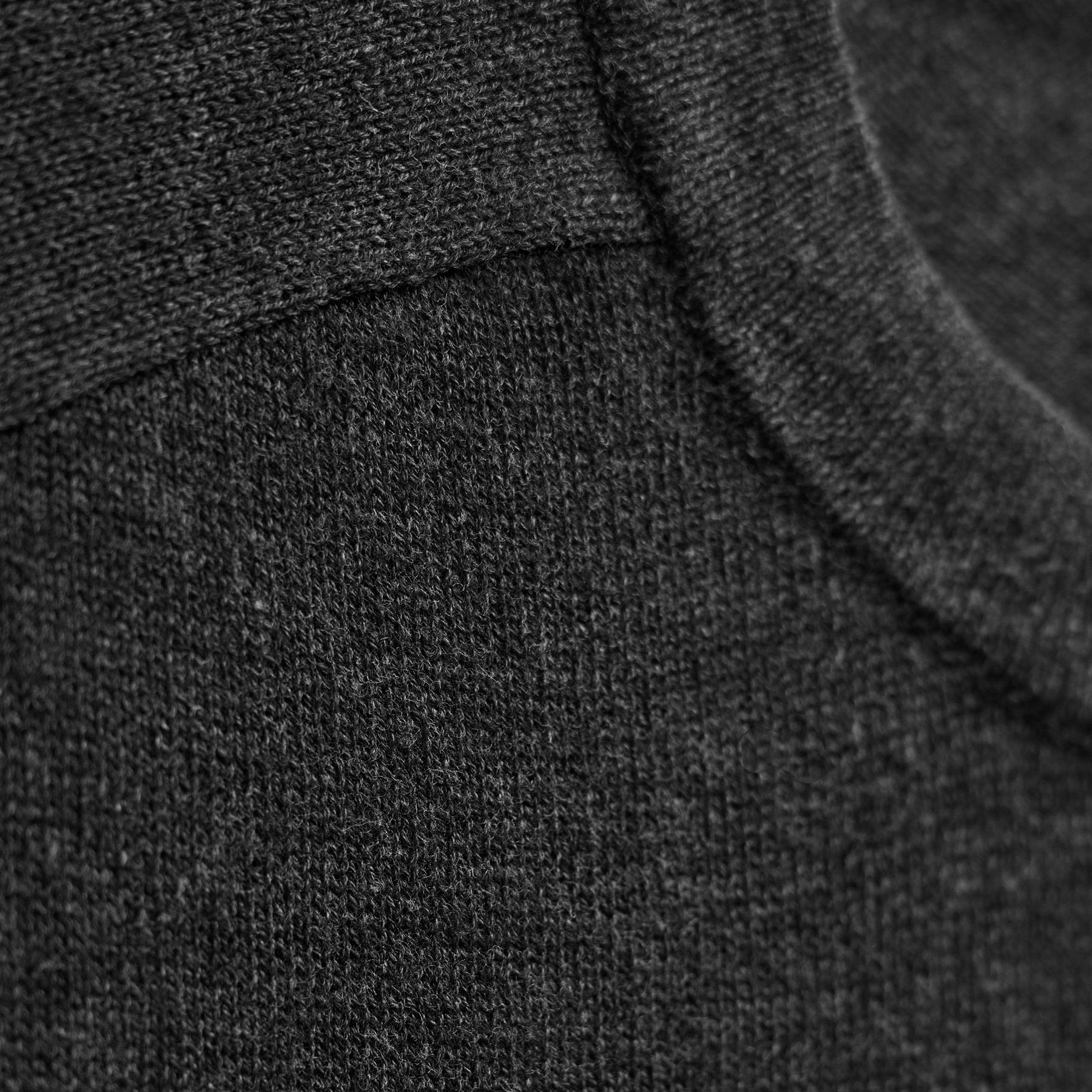 Organic Cotton Cashmere Raglan Crew in Coal | James Perse Los Angeles