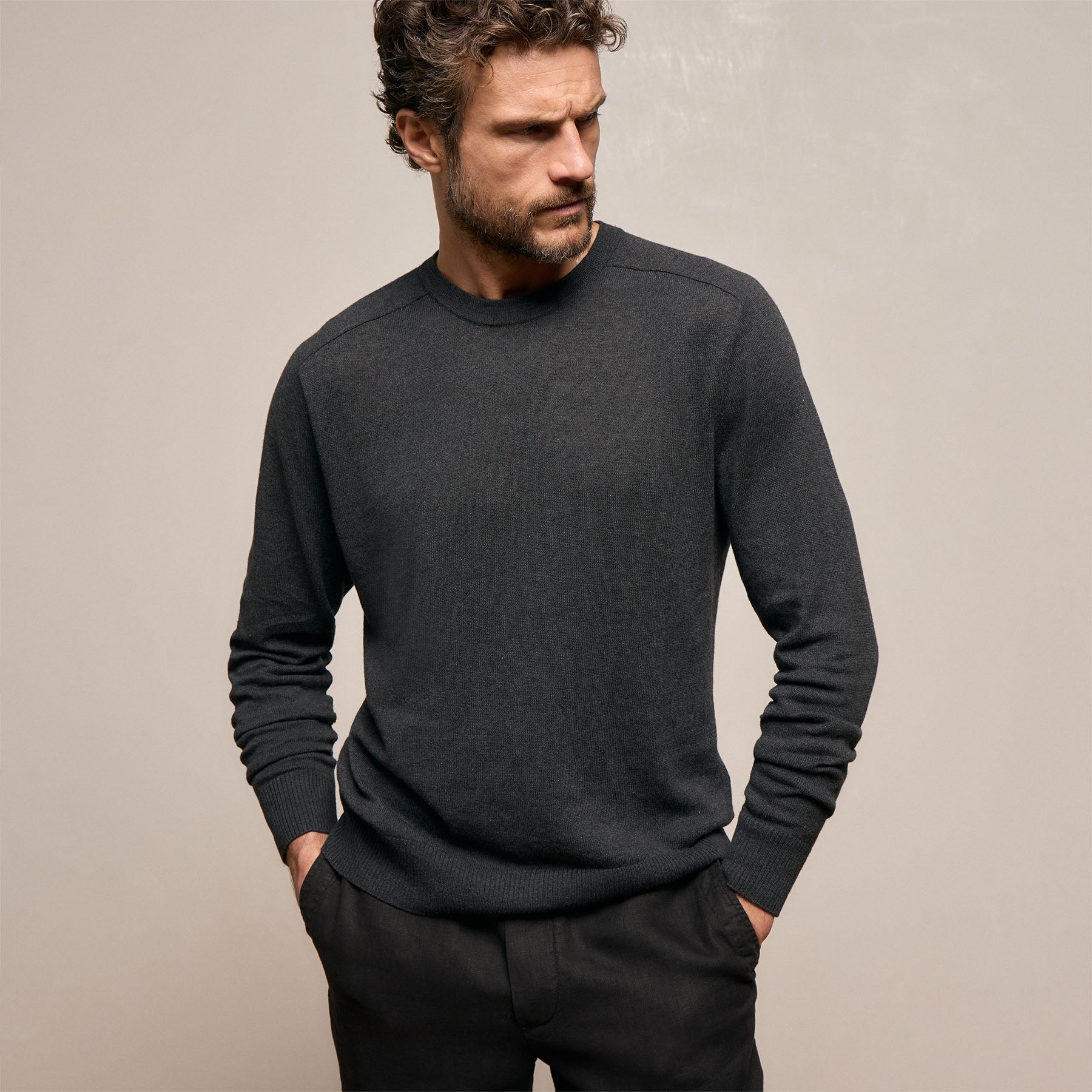 Cotton Cashmere Raglan Crew from James Perse - $325