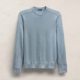 Cotton Cashmere Raglan Crew in Sky Blue | James Perse Los Angeles