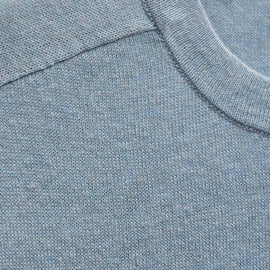 Cotton Cashmere Raglan Crew in Sky Blue | James Perse Los Angeles