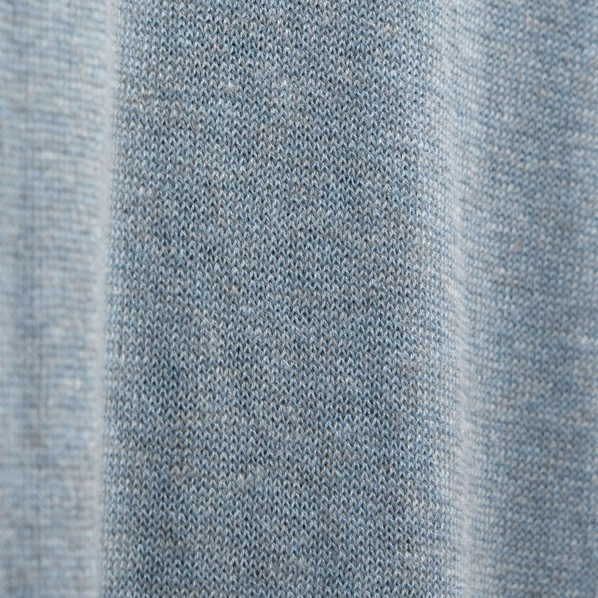 Cotton Cashmere Raglan Crew in Sky Blue | James Perse Los Angeles