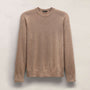 Cotton Cashmere Raglan Crew in Warm Brown | James Perse Los Angeles