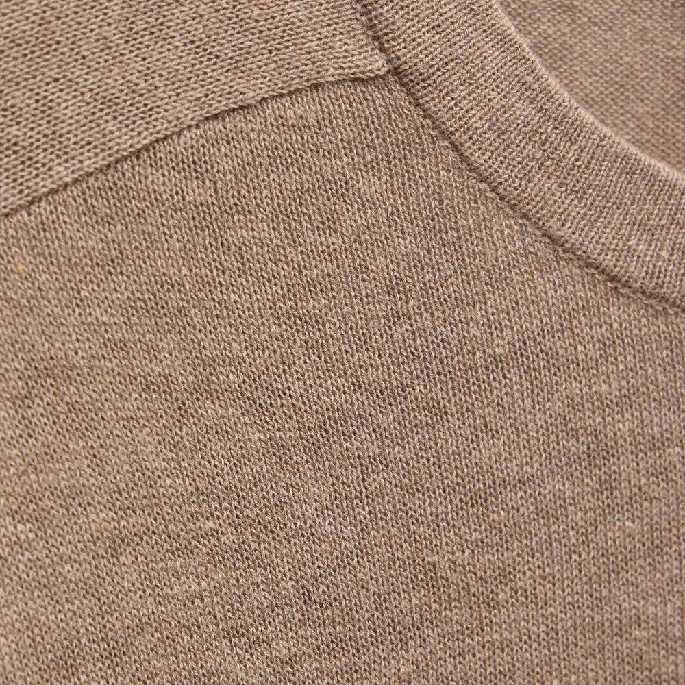 Cotton Cashmere Raglan Crew in Warm Brown | James Perse Los Angeles