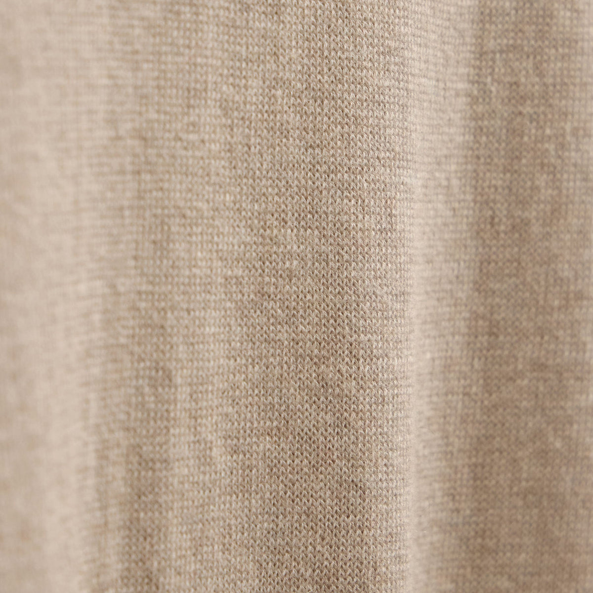 Organic Cotton Cashmere Half Zip in Wheat | James Perse Los Angeles