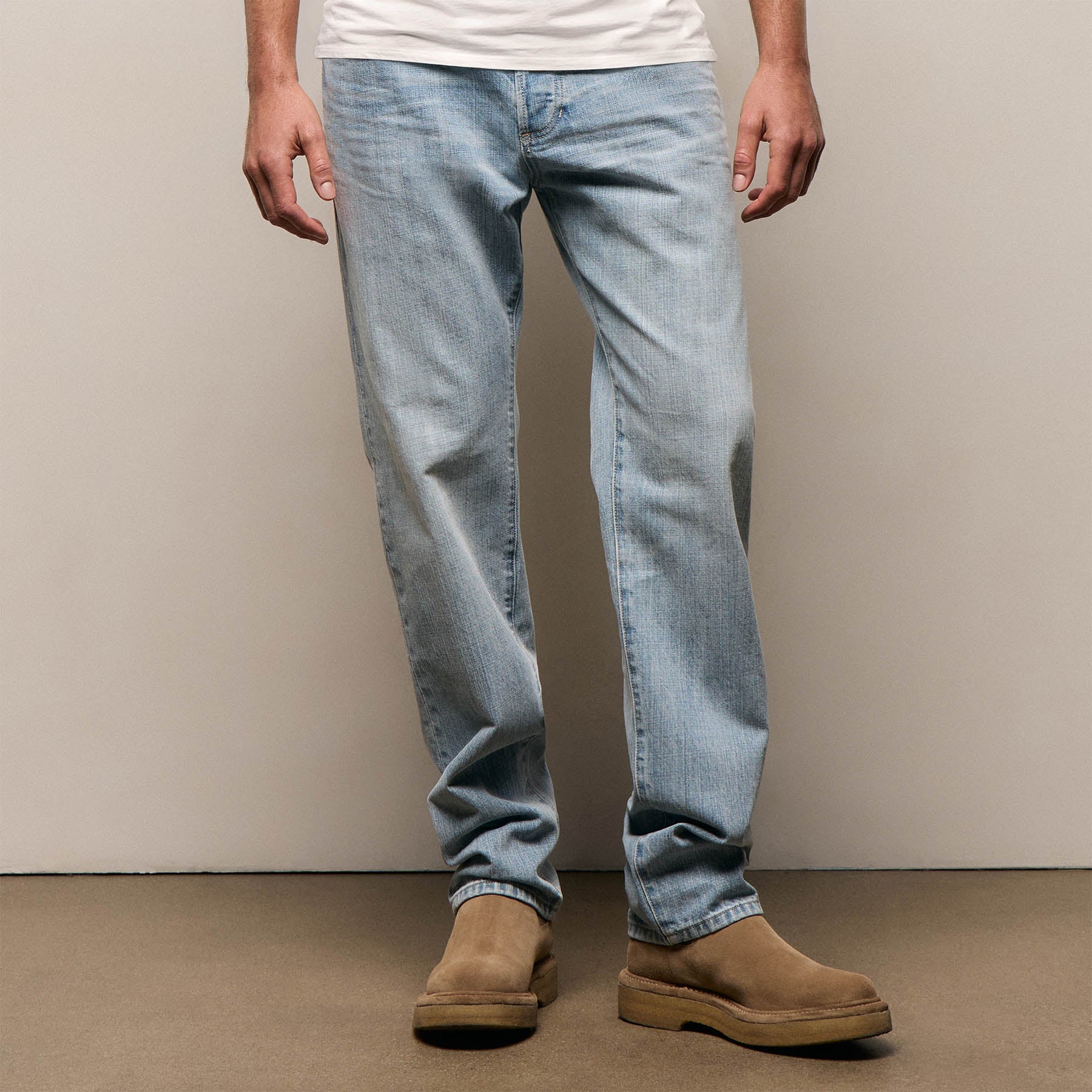 Classic Denim Pant in Light Wash | James Perse Los Angeles
