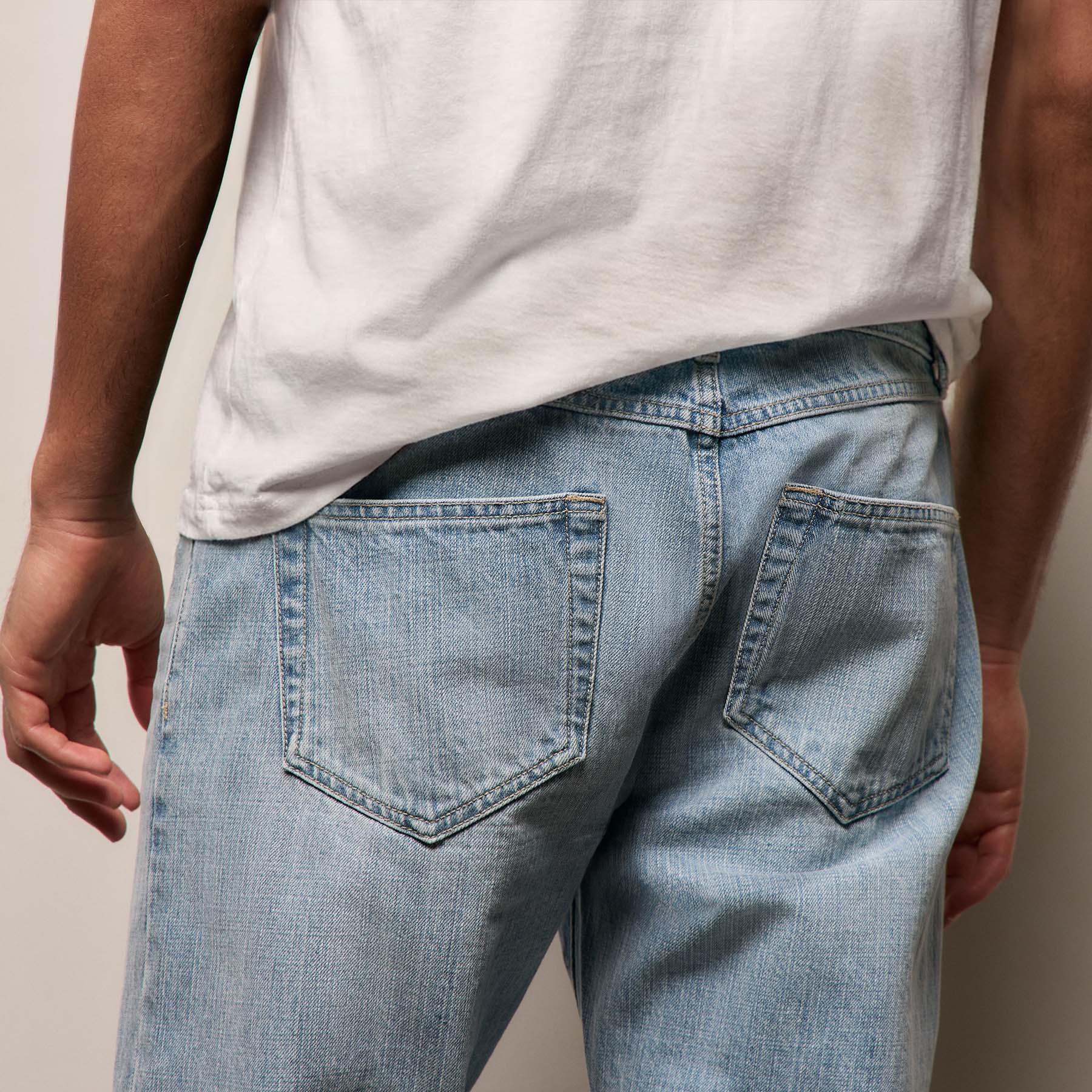 Classic Denim Pant in Light Wash | James Perse Los Angeles