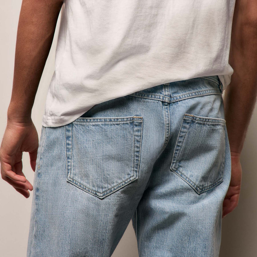 Classic Denim Pant in Light Wash | James Perse Los Angeles