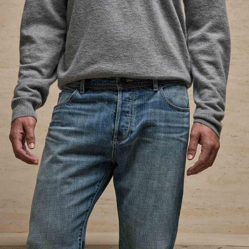 Classic Denim Pant in Medium Wash | James Perse Los Angeles