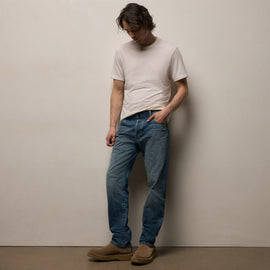 Classic Denim Pant in Medium Wash | James Perse Los Angeles