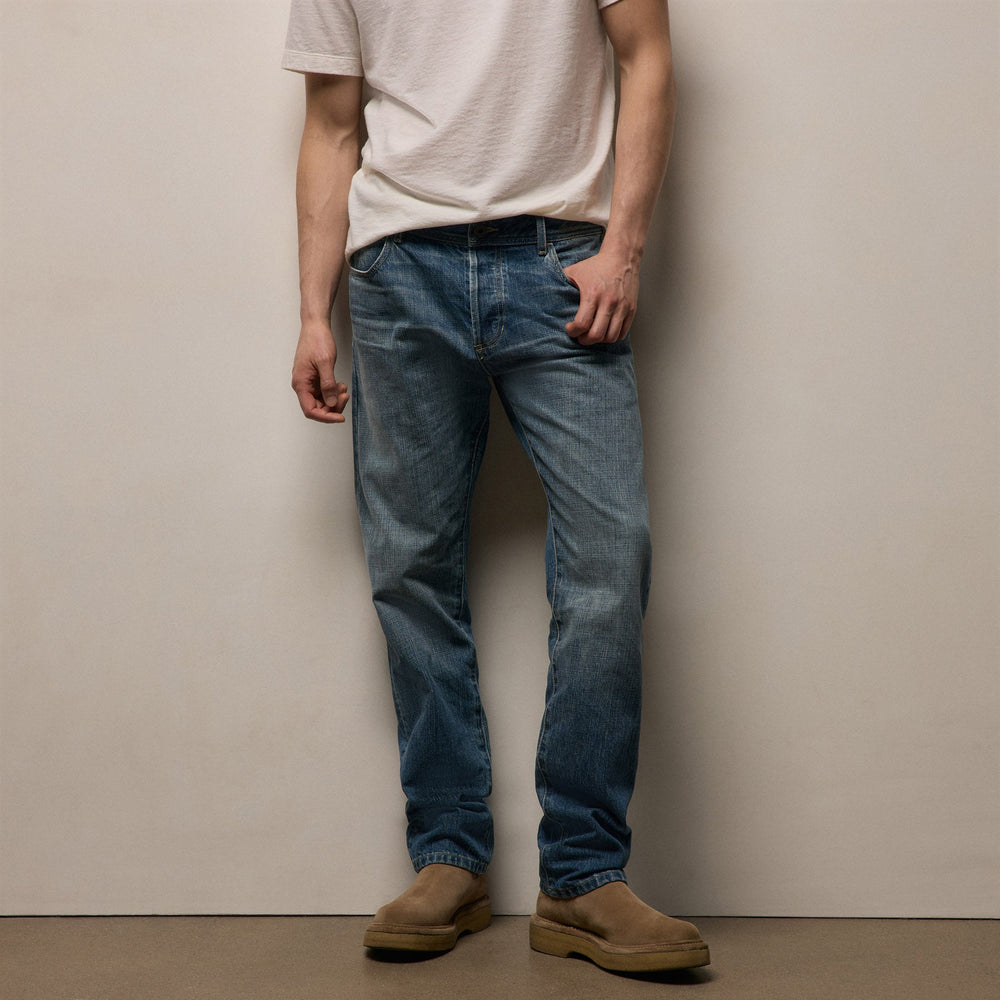 Classic Denim Pant in Medium Wash | James Perse Los Angeles