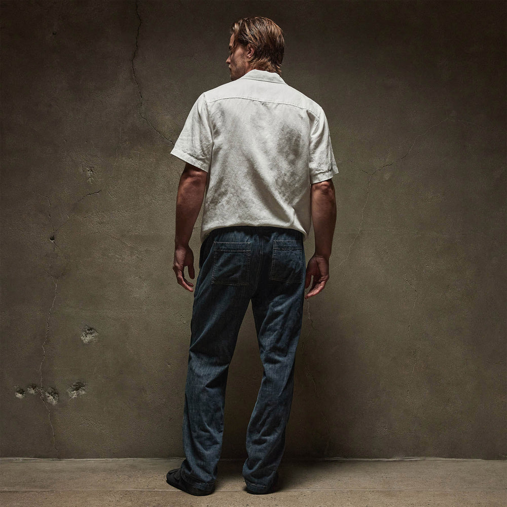 Cotton Denim Pant in Medium Wash | James Perse Los Angeles