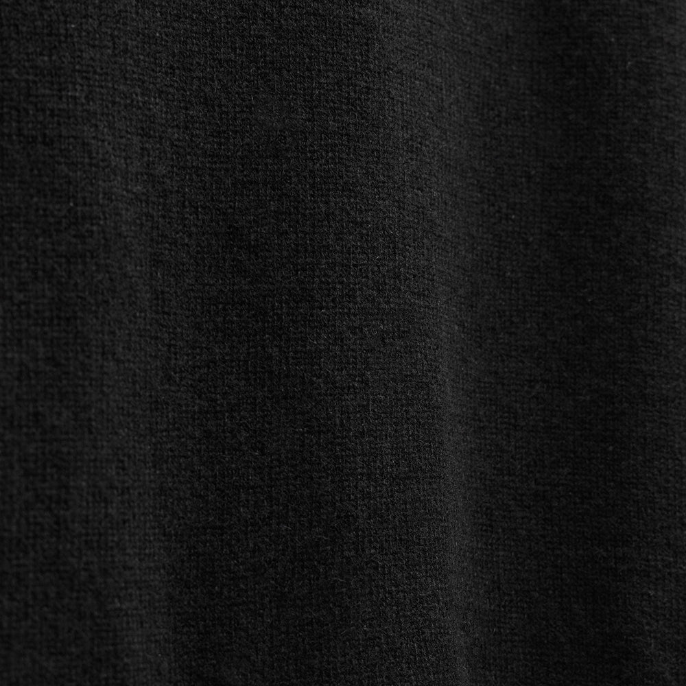 Soft Featherweight Cashmere Crew in Black | James Perse Los Angeles