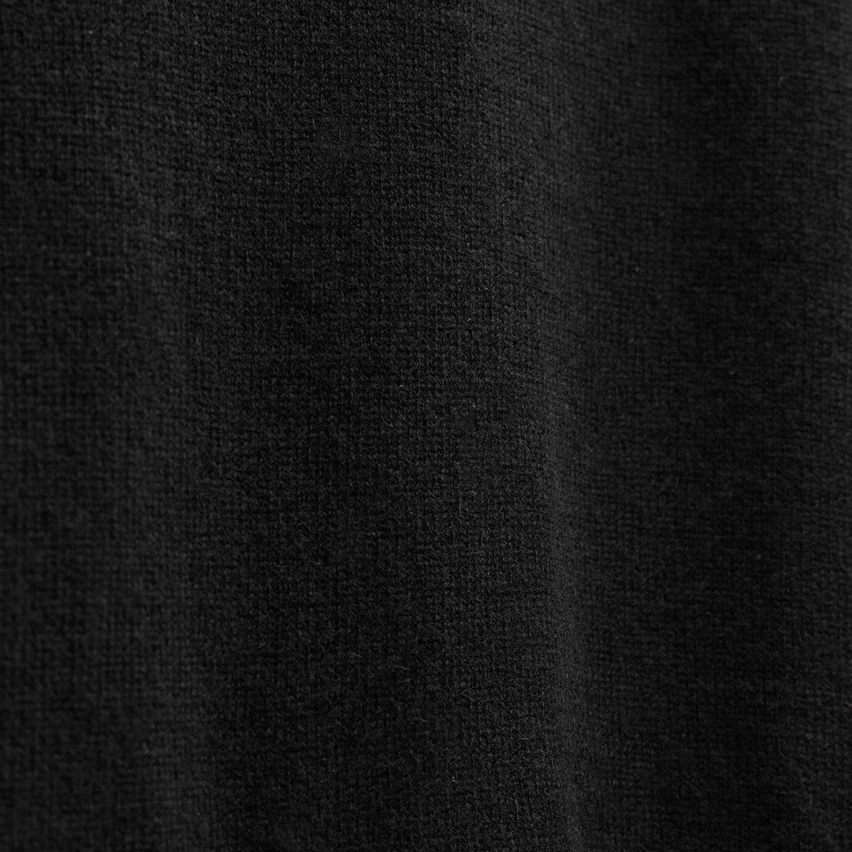 Soft Featherweight Cashmere Crew in Black | James Perse Los Angeles