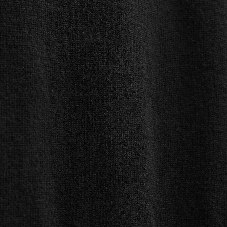 Soft Featherweight Cashmere Crew in Black | James Perse Los Angeles