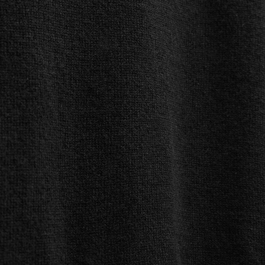 Soft Featherweight Cashmere Crew in Black | James Perse Los Angeles