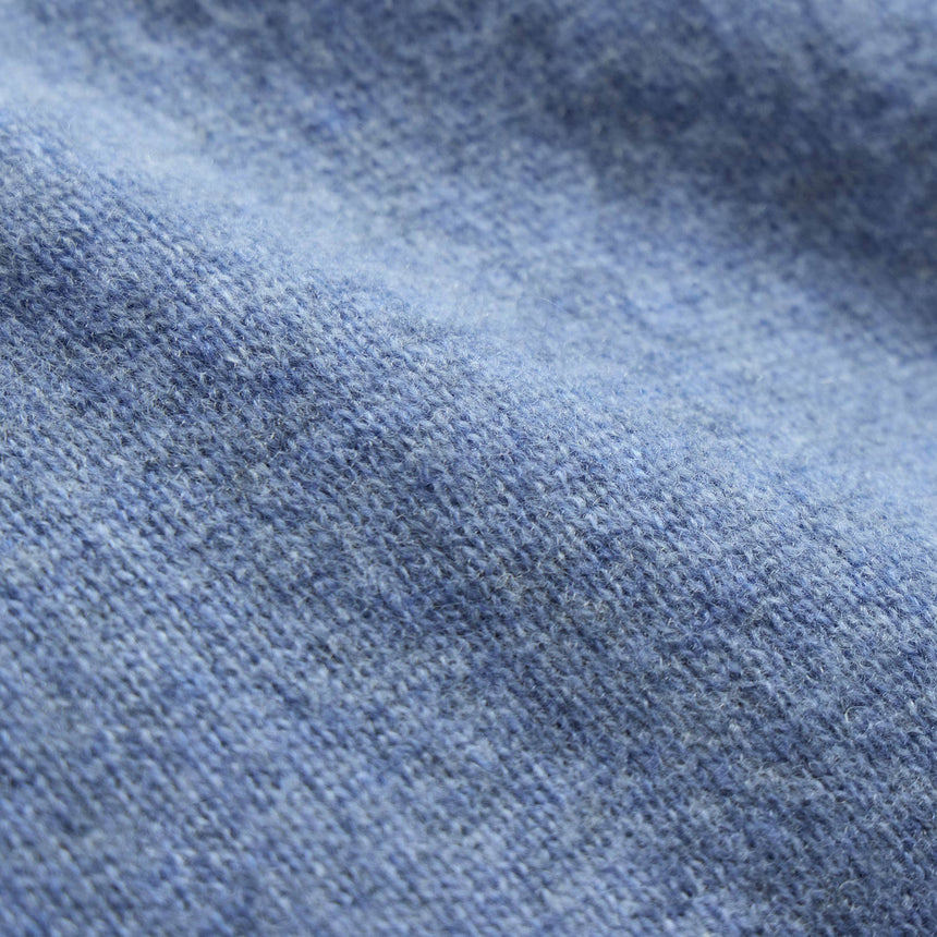 Soft Featherweight Cashmere Crew in Blue Sky | James Perse Los Angeles