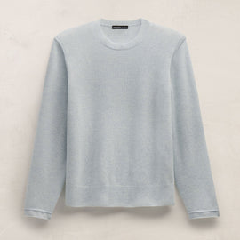 Men's Soft Featherweight Cashmere Crew Gift Set - Grey Glacier/Light Beige