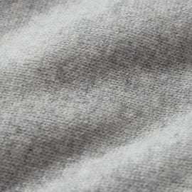 Soft Featherweight Cashmere Crew in Light Heather Grey | James Perse Los Angeles