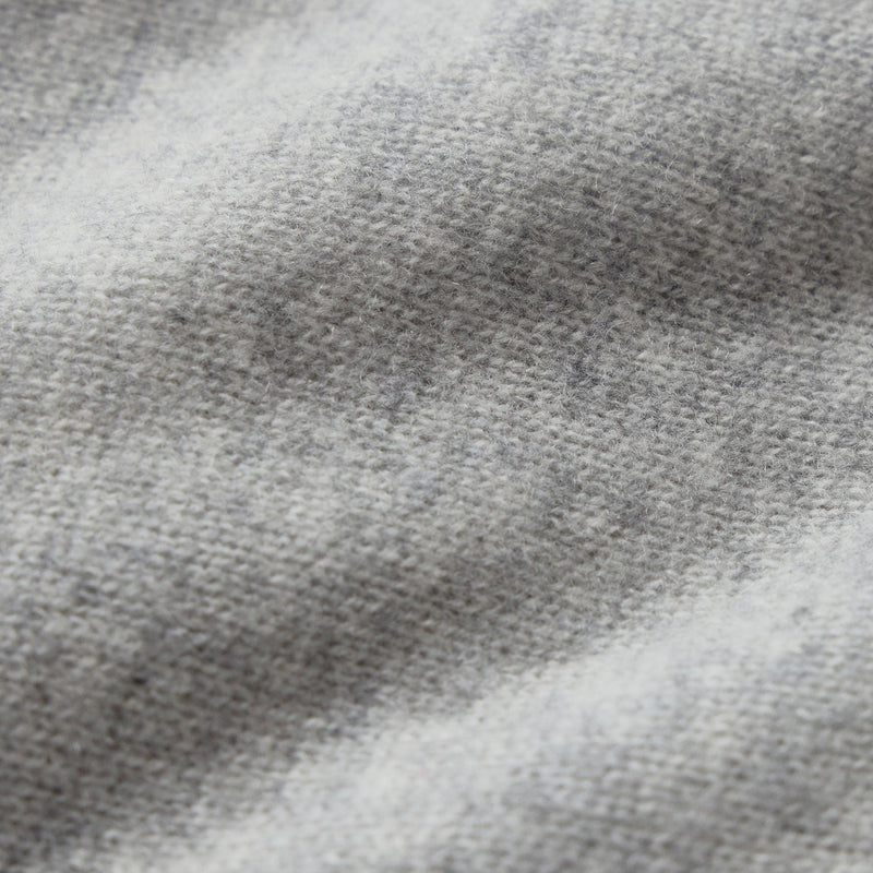 Soft Featherweight Cashmere Crew in Light Heather Grey | James Perse Los Angeles