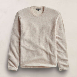 Men's Soft Featherweight Cashmere Crew Gift Set - Grey Glacier/Light Beige
