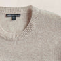 Soft Featherweight Cashmere Crew in Light Beige | James Perse Los Angeles